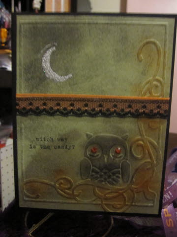 Awesome handmade card, which I absolutely love and will frame!